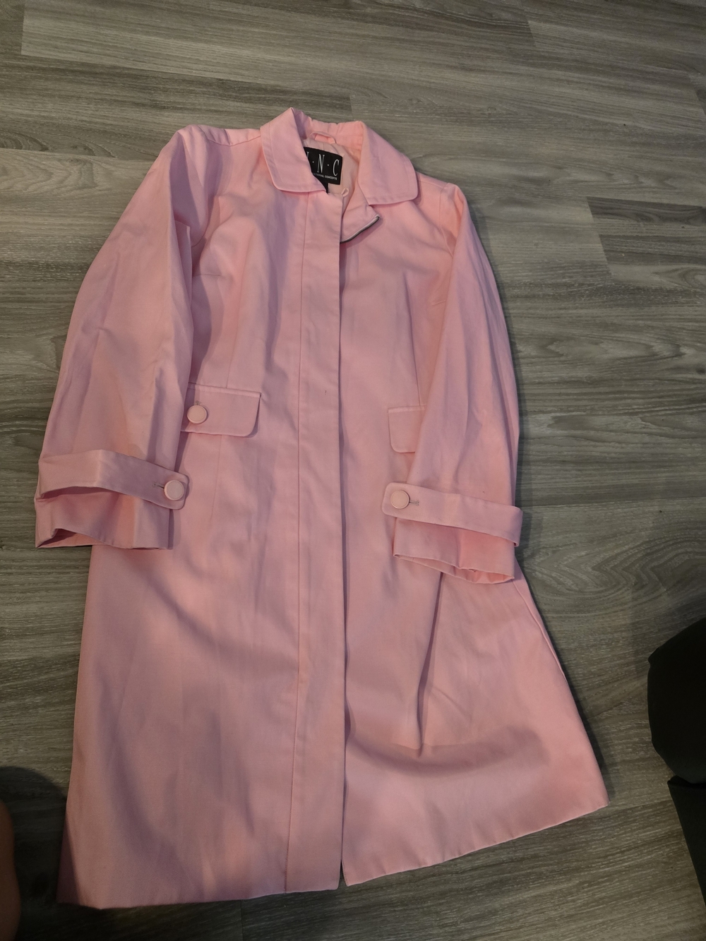 INC International Concepts Pastel Pink Trench Coat